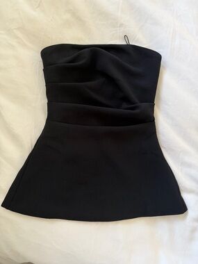 Aritzia Strapless Black Top